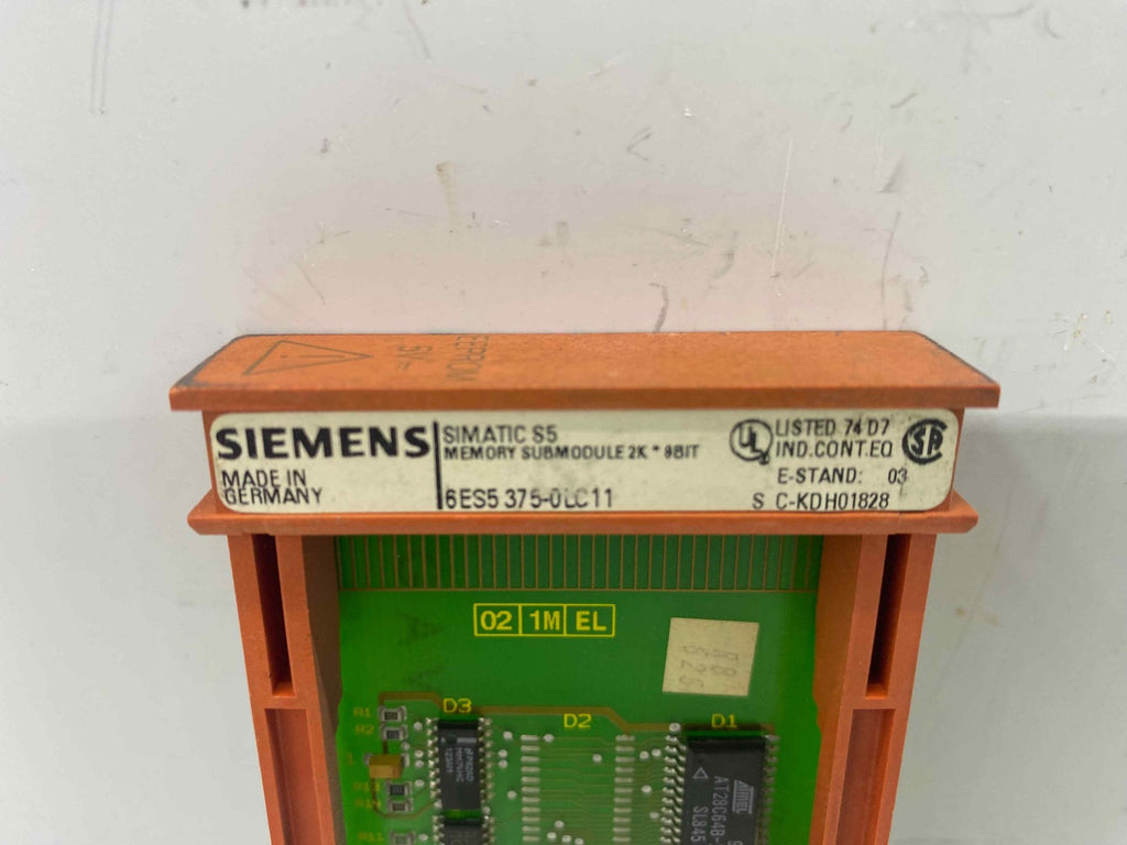 SIEMENS 6ES5 375-0LC11 6ES5375-0LC11 S5 HAFIZA KARTI PLC MODUL