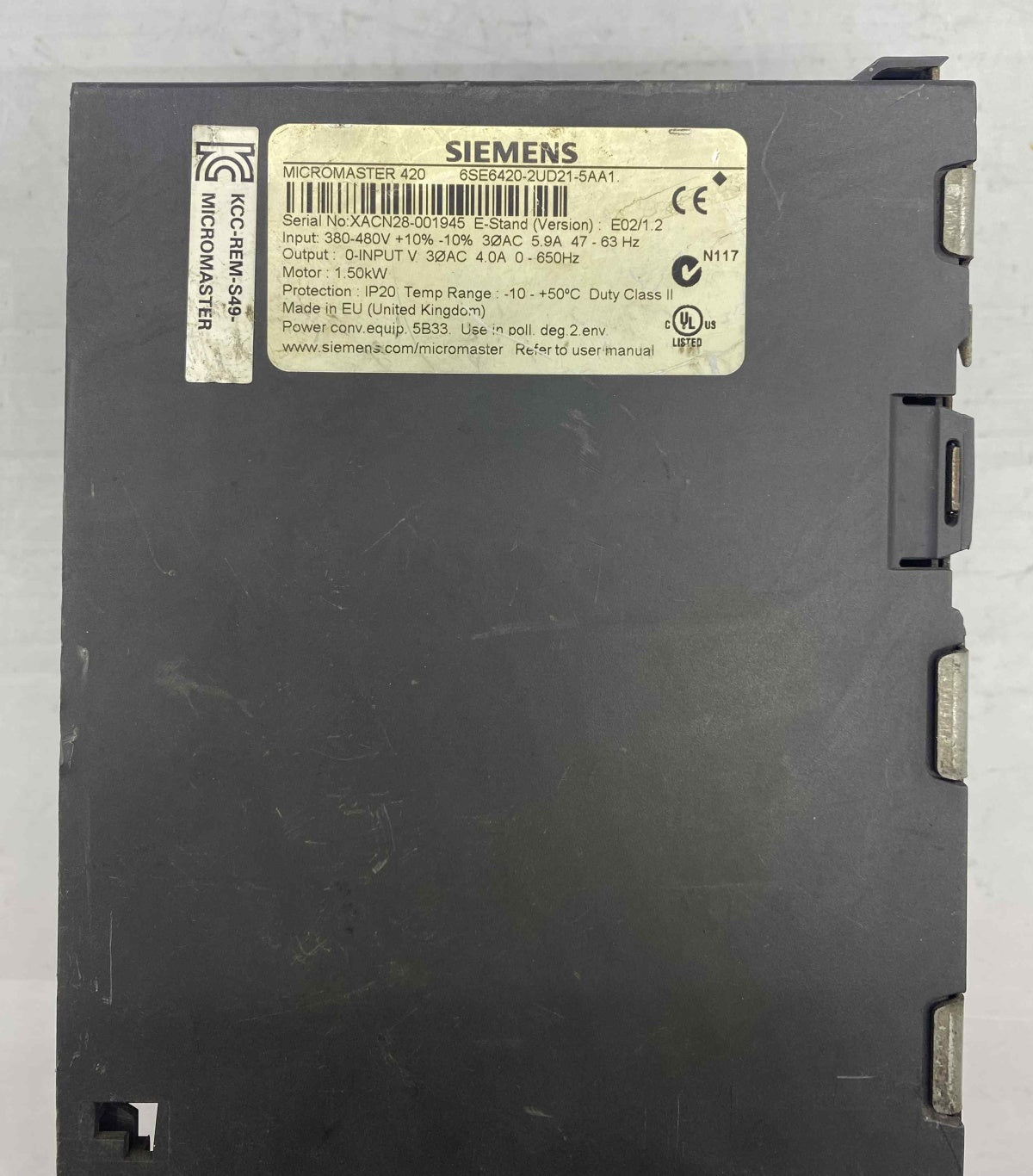 SIEMENS 6SE6420-2UD21-5AA1 1.5KW 380V SÜRÜCÜ