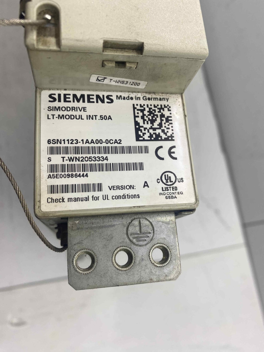 SIEMENS 6SN1123-1AA00-0CA2 LT MODÜL 50A SERVO SÜRÜCÜ