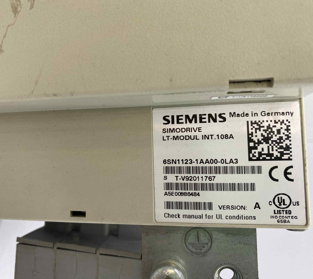 SIEMENS 6SN1123-1AA00-0LA3 108A LT MODÜL SERVO SÜRÜCÜ