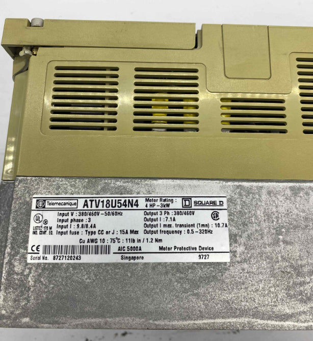 TELEMECANİQUE ATV18U54N4  3KW 380V  SÜRÜCÜ