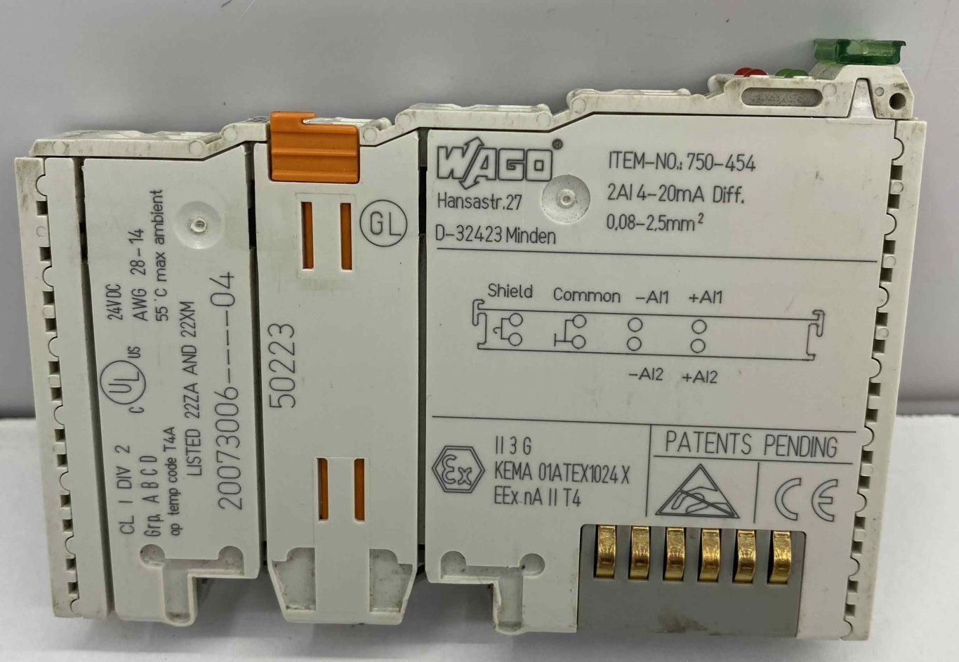 WAGO 750-454  PLC