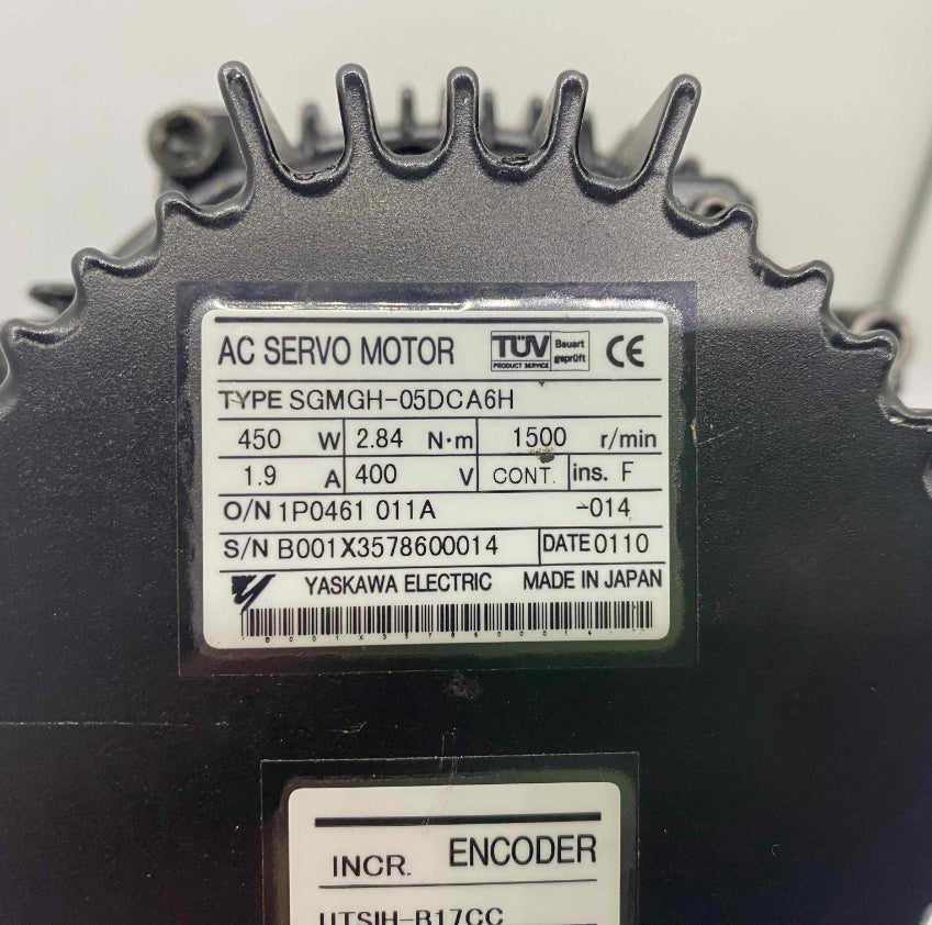 YASKAWA [TYP SGMGH-05DCA6H]  SERVO MOTOR