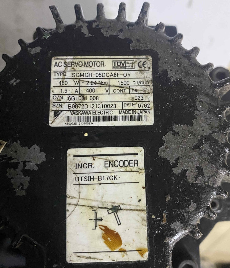 YASKAWA [SGMGH-05DCA6F-OY]  SERVO MOTOR