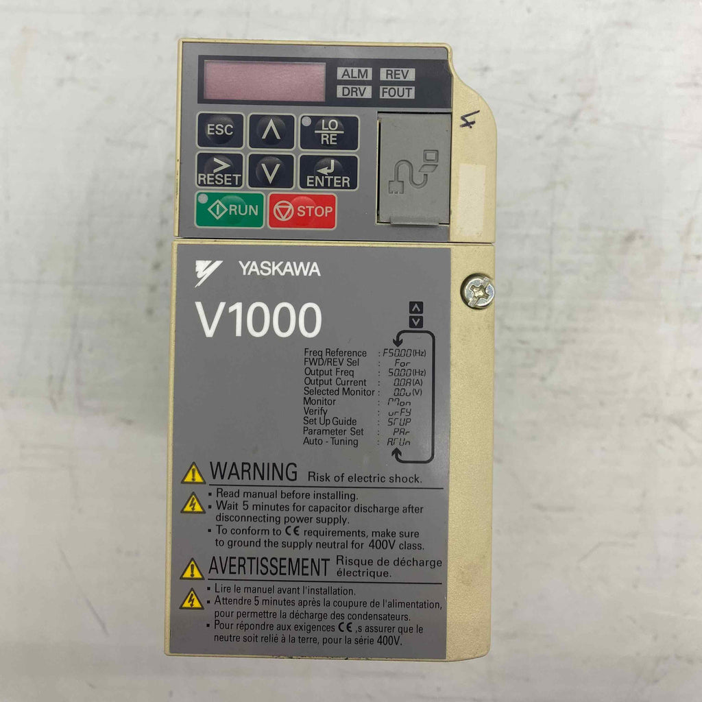 YASKAWA CIMR-VC2A0006BAA  1.1KW 220V V100 SERISI  SÜRÜCÜ