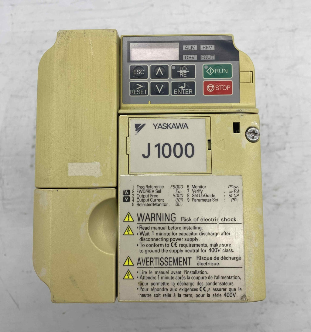 YASKAWA CIMR-JC4A0004BAA  0.75-1.1KW 380V  J1000 SERİSİ  SÜRÜCÜ