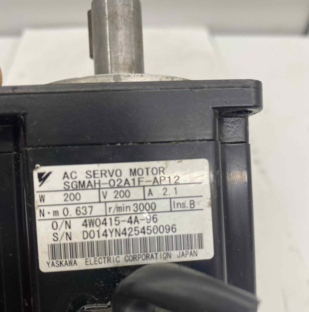 YASKAWA [SGMAH-02A1F-AP12]  SERVO MOTOR