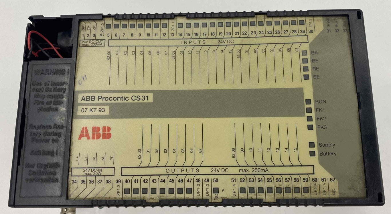 ABB 07KT93F  PLC