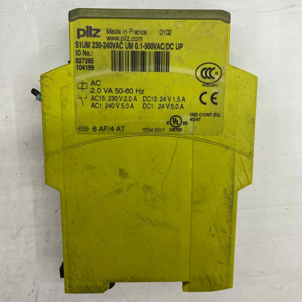 PILZ S1UM 230-240VAC UM 0.1-500 VAC-DC ZAMAN ROLESI 827265