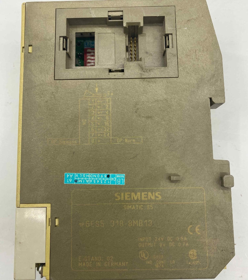 SIEMENS 6ES5 318-8MB13  PLC