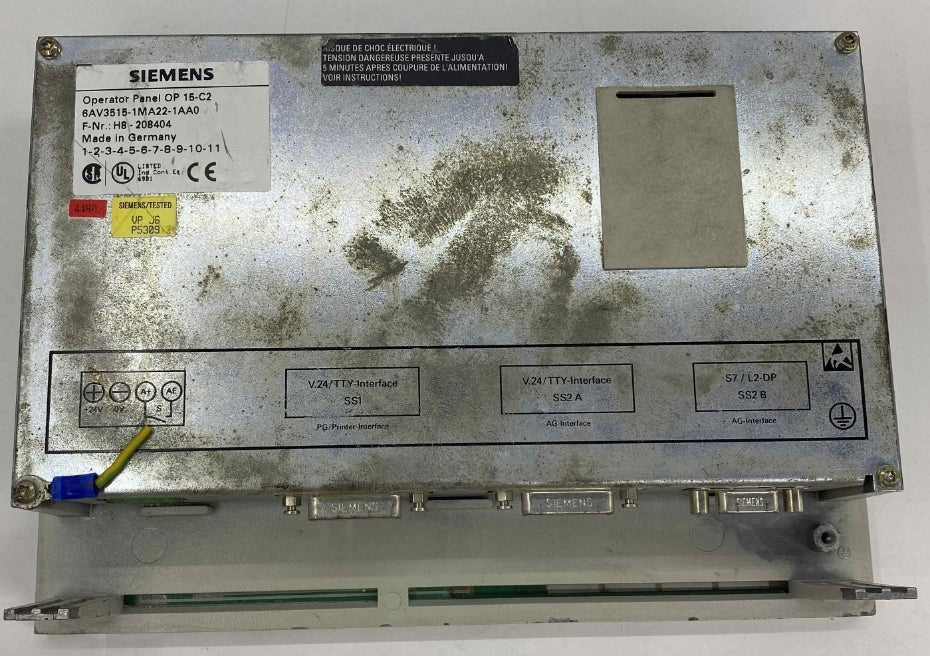 SIEMENS 6AV3515-1MA22-1AA0 OP 15-C2 EKRAN