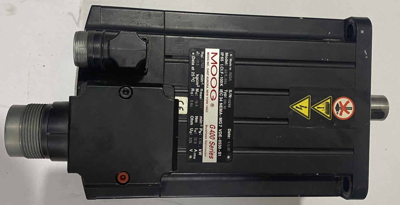 MOOG [G415-604] G 400 SERİES-3,96KW-3300 MİN SERVO MOTOR