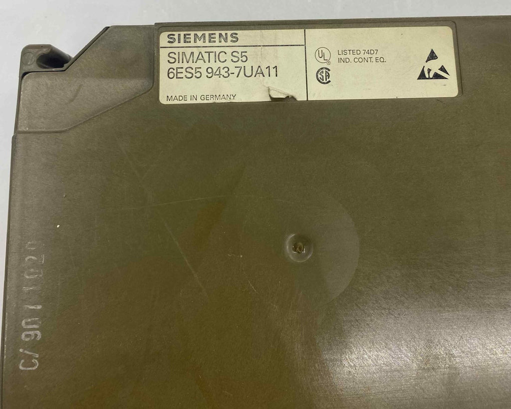 SIEMENS 6ES5 943-7UA11  PLC
