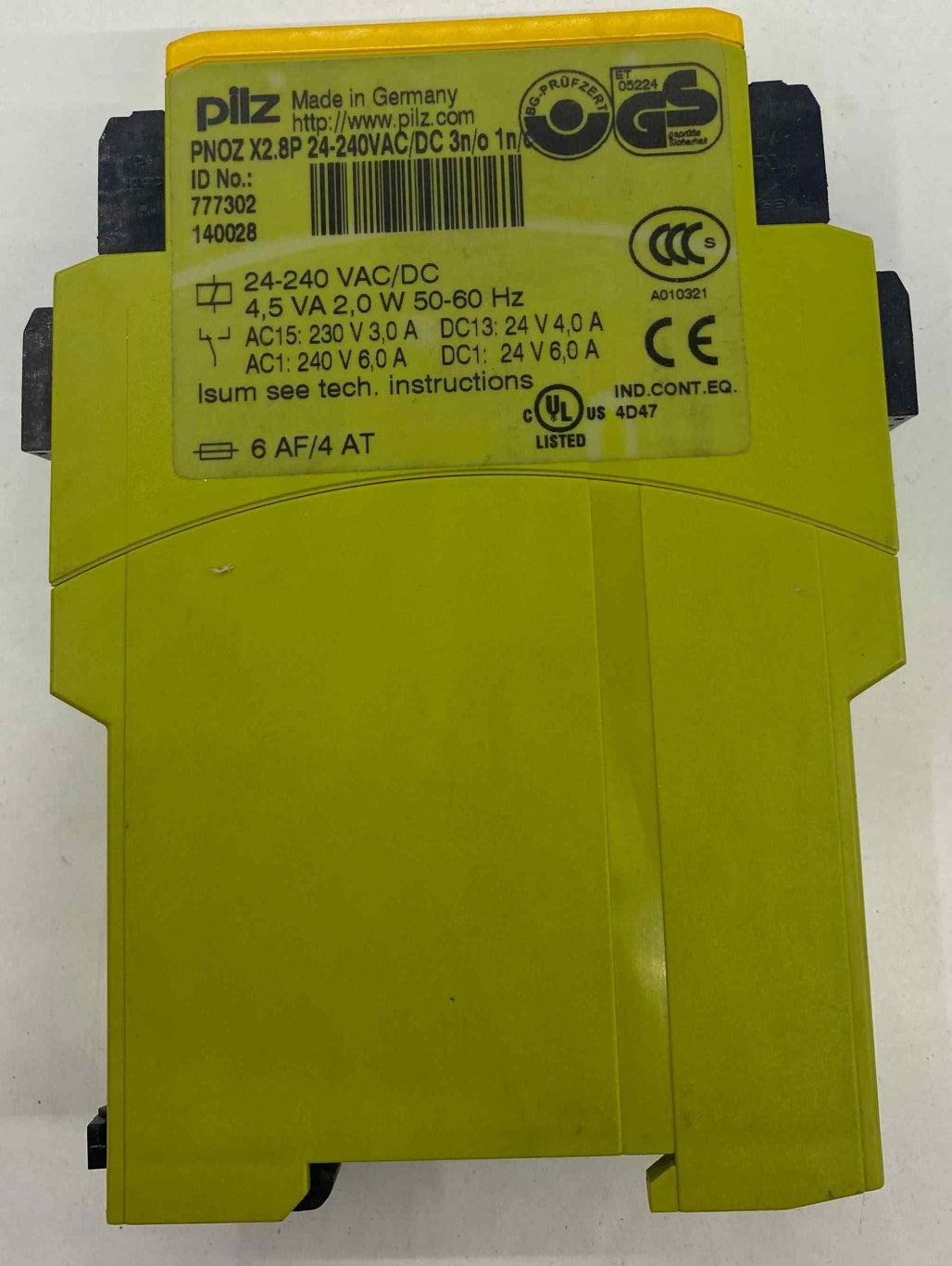 PILZ PNOZ X2.8P 24-240VAC/DC 3N/0 KUTULU (SIFIR ÜRÜN) EMNİYET RÖLESİ
