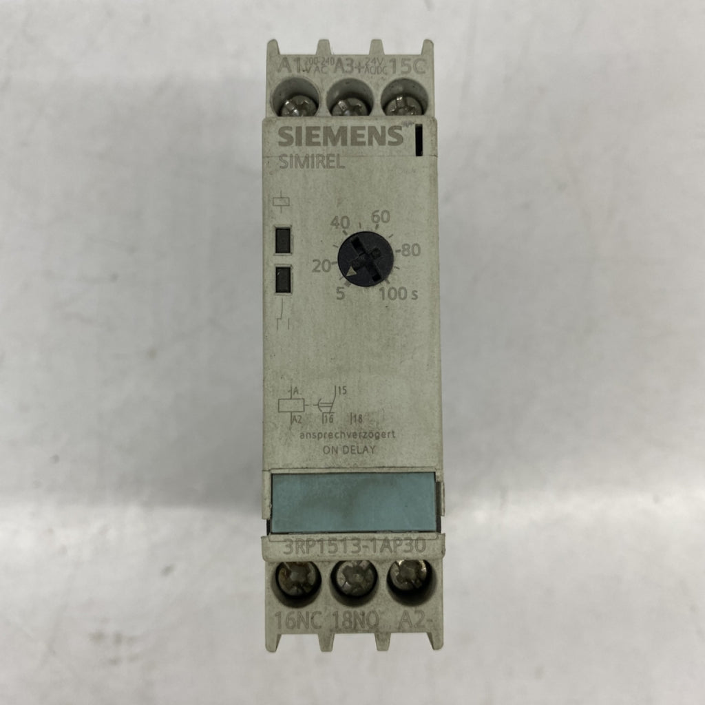 SIEMENS 3RP1513-1AP30 TIMER RELAY