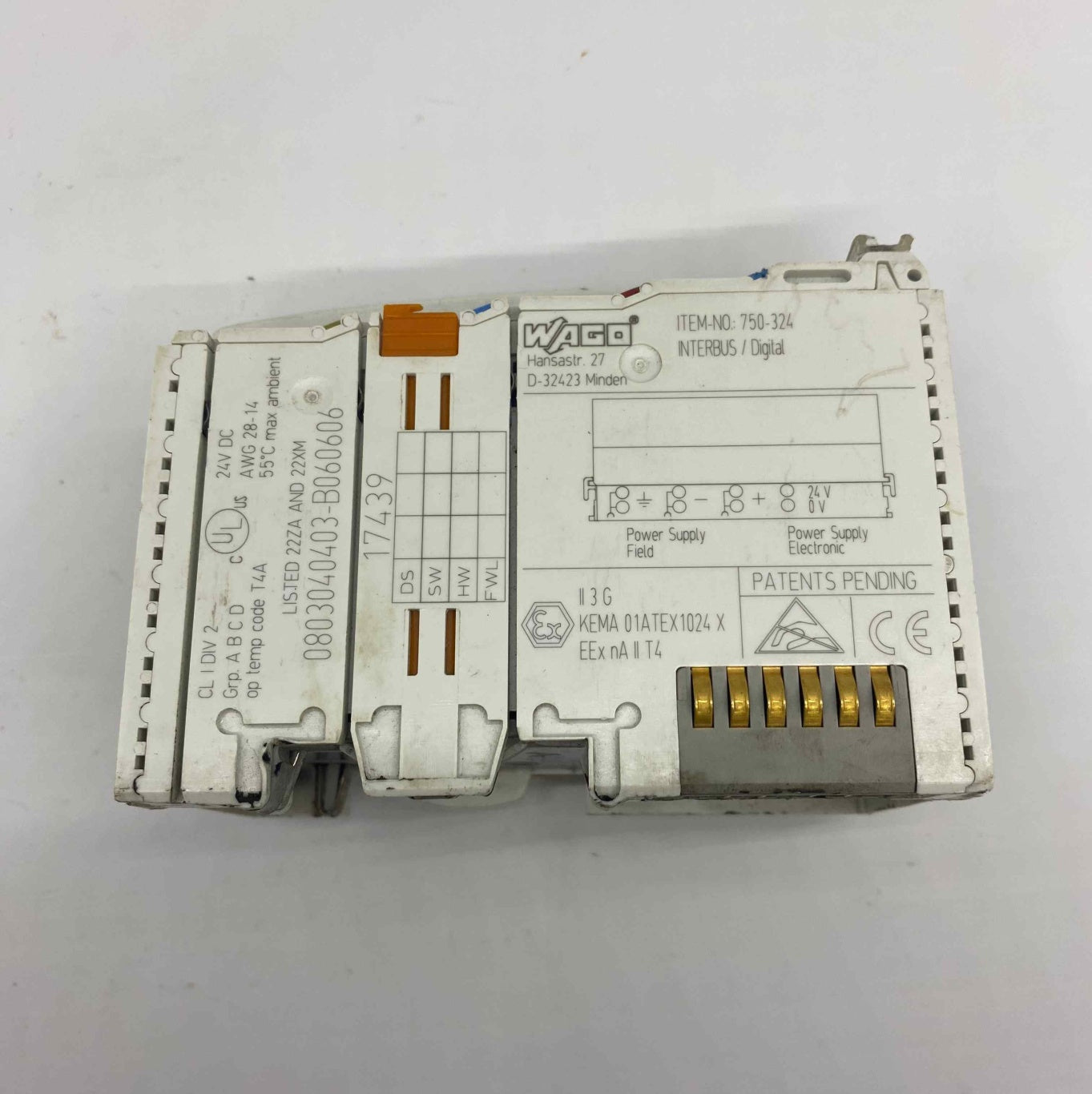 WAGO 750-324  PLC