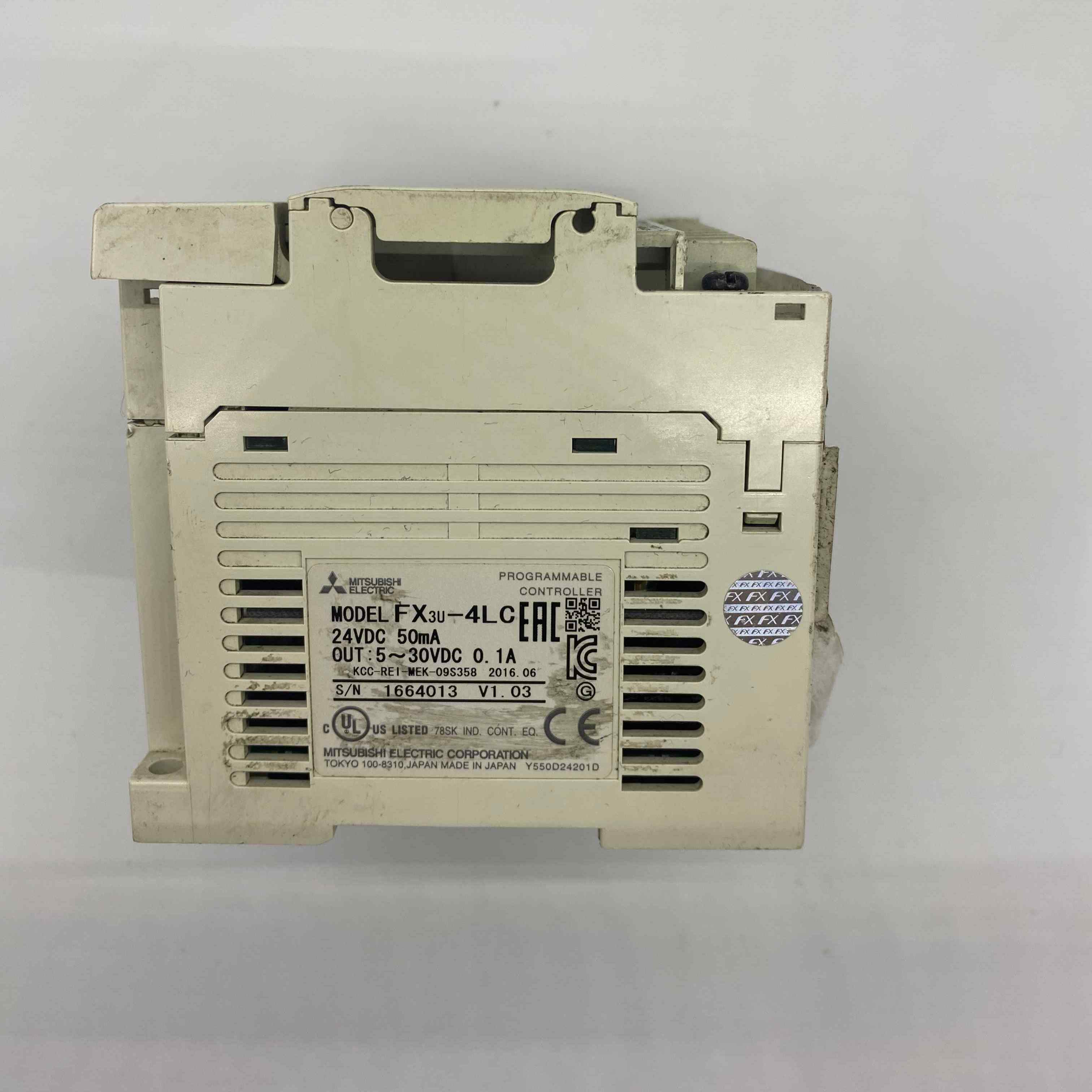 MITSUBISHI FX3U-4LC SICAKLIK KONTROL MODULU PLC
