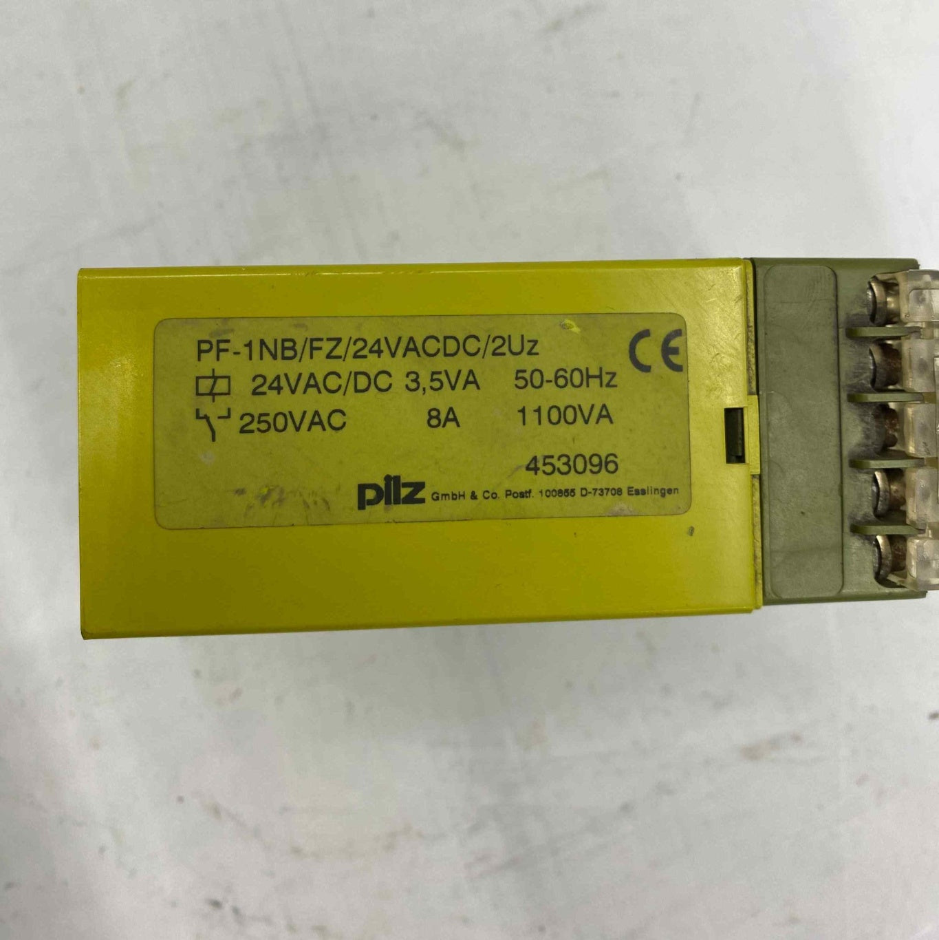 PILZ PF-1NB/FZ/24VACDC/2UZ 453096 EMNİYET RÖLESİ