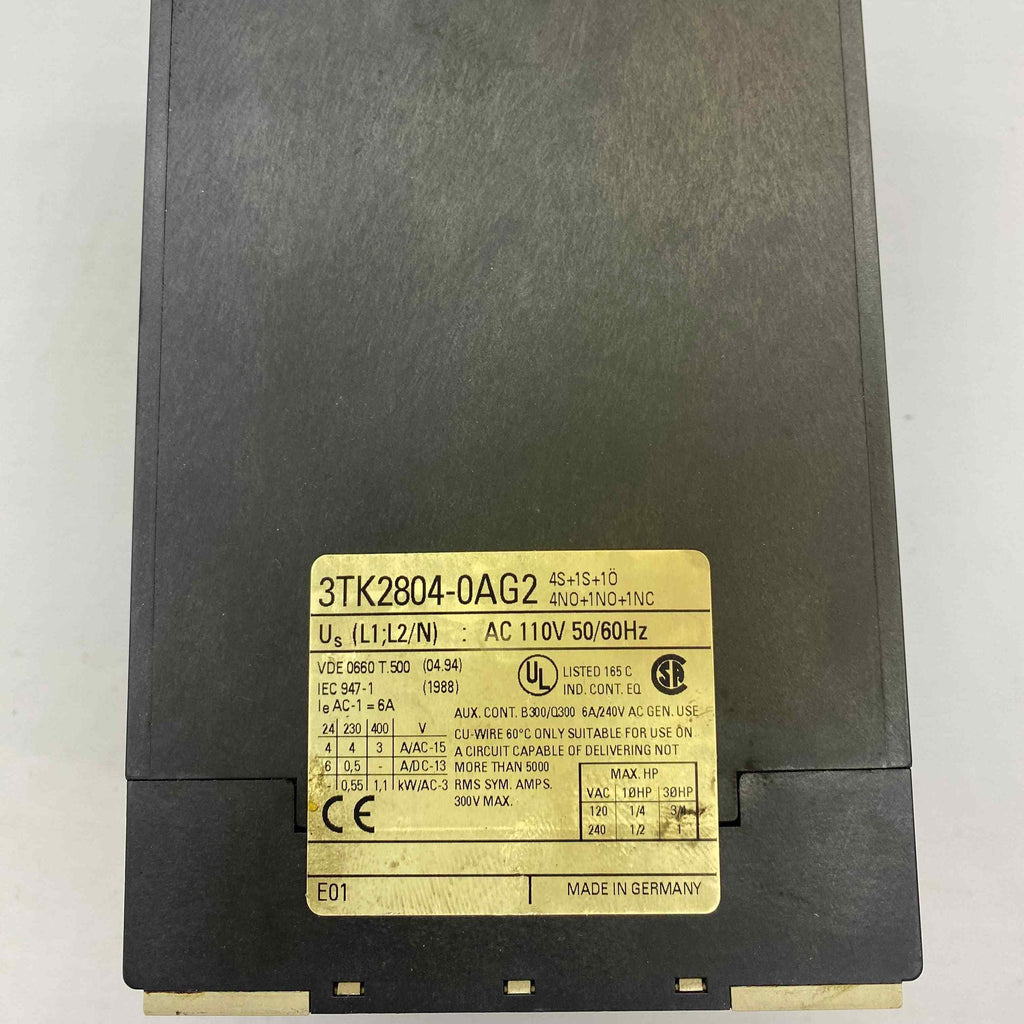 SIEMENS 3TK2804-0AG2  EMNİYET RÖLESİ