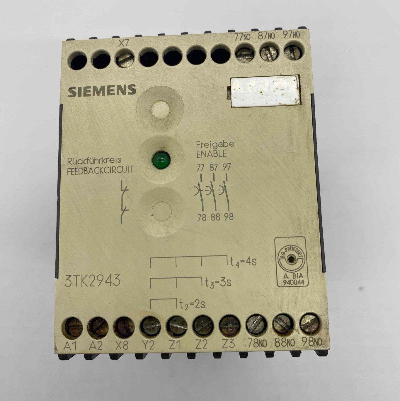 SIEMENS 3TK2943-0AG2  EMNİYET RÖLESİ