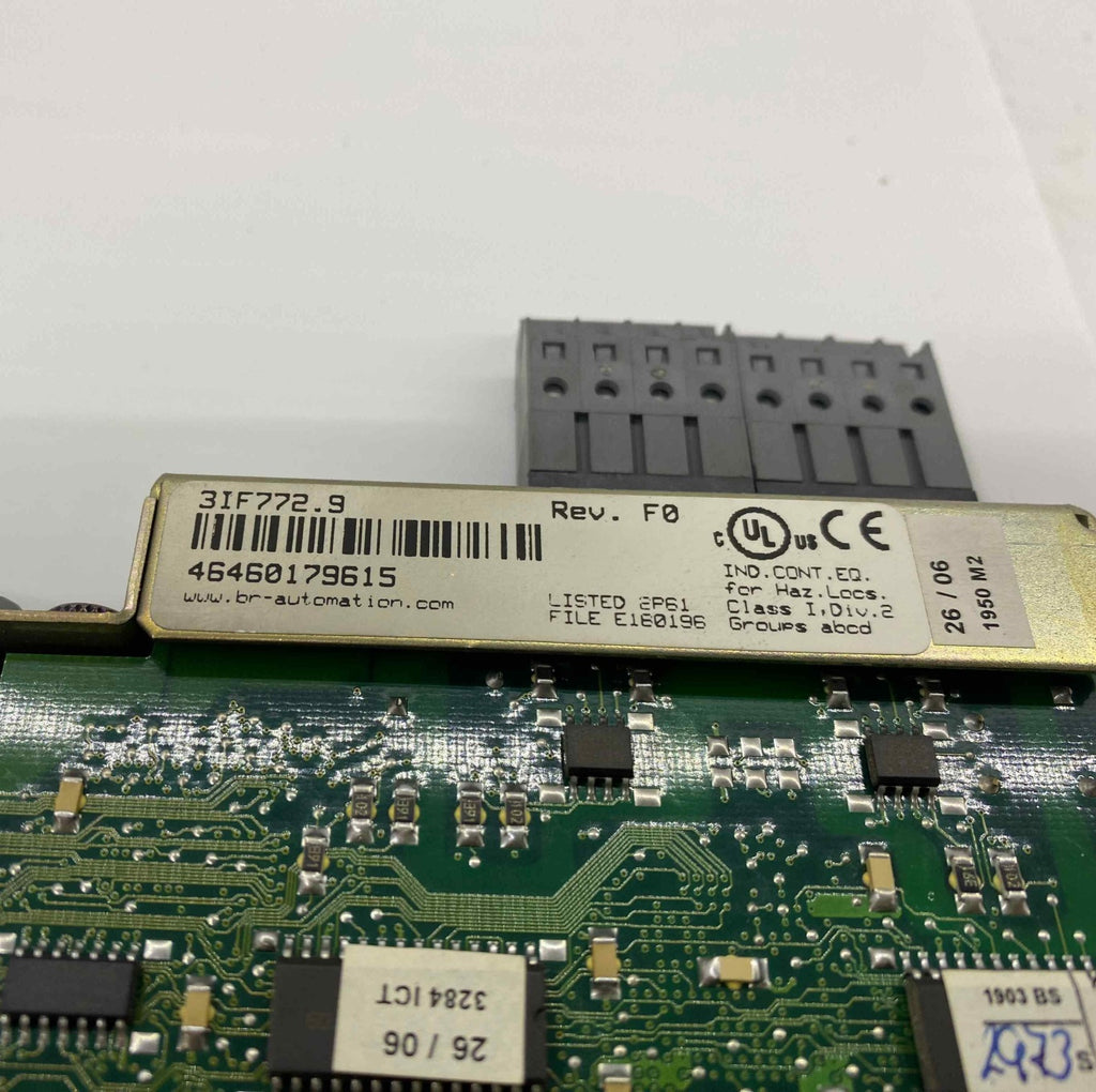 B&R 3IF772.9 REV. F0 PLC INTERFACE MODULE