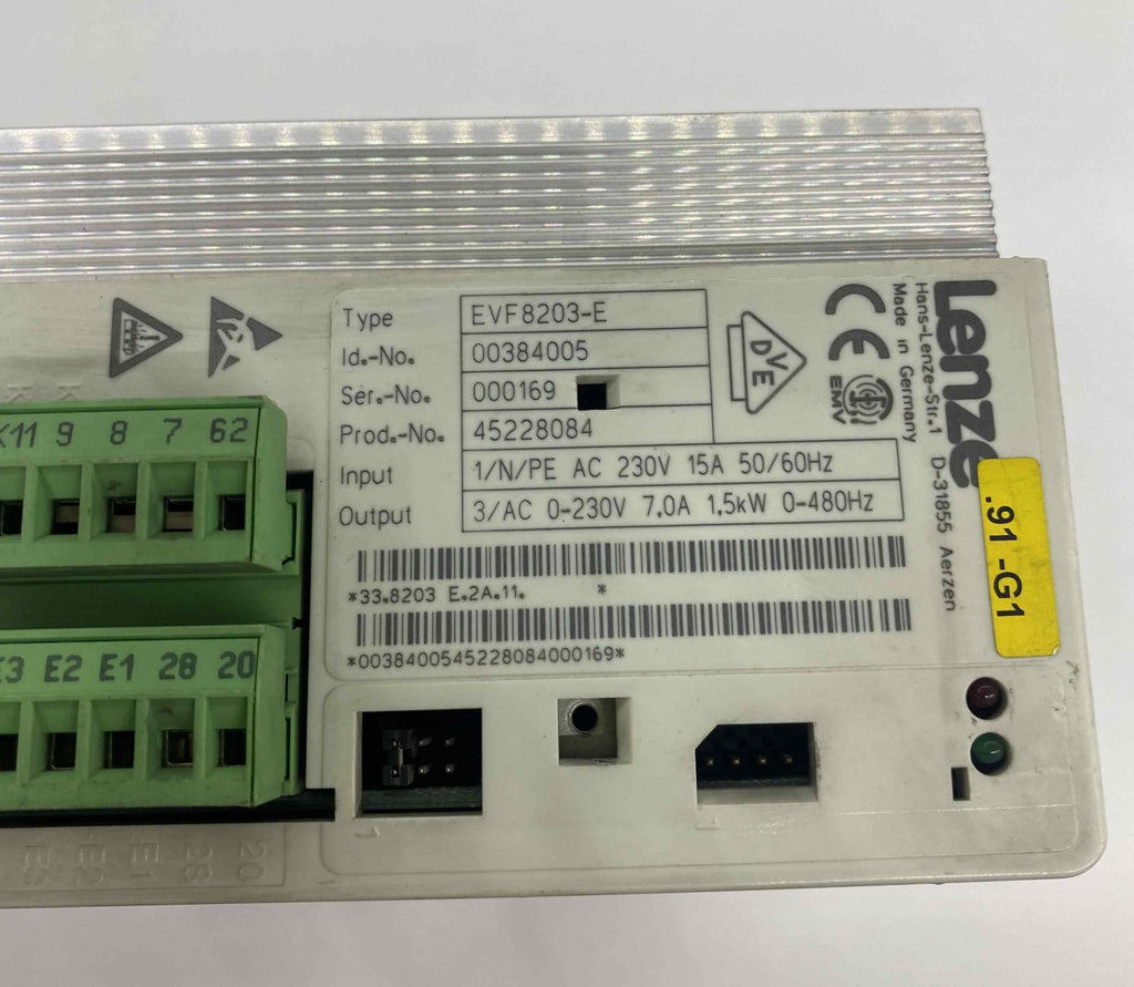 LENZE EVF8203-2 1.5KW 230V SÜRÜCÜ