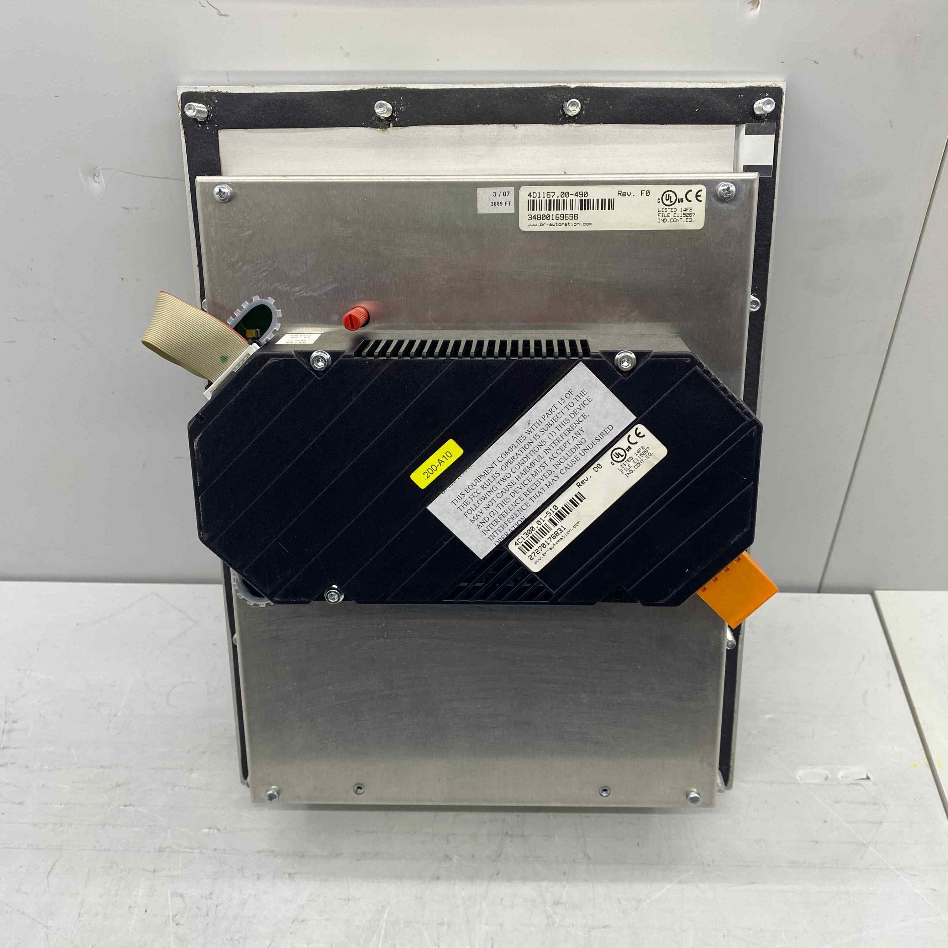 B&R 4C1300.01-5104D1167.00-490 EKRAN ARKASI MODÜL KART