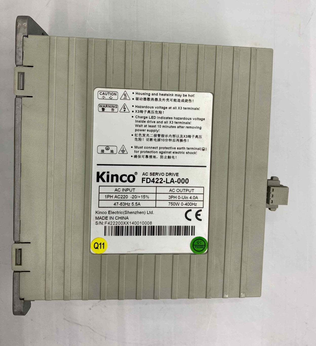 KINCO FD422-LA-000 0.75KW 220V  SERVO SÜRÜCÜ