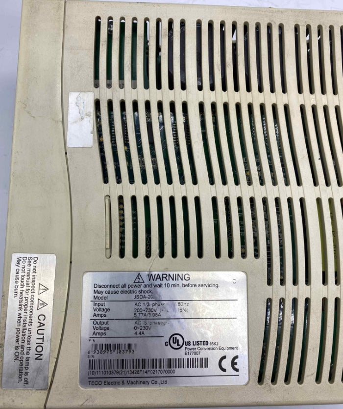TECO  - JSDA-20A  SERVO SÜRÜCÜ