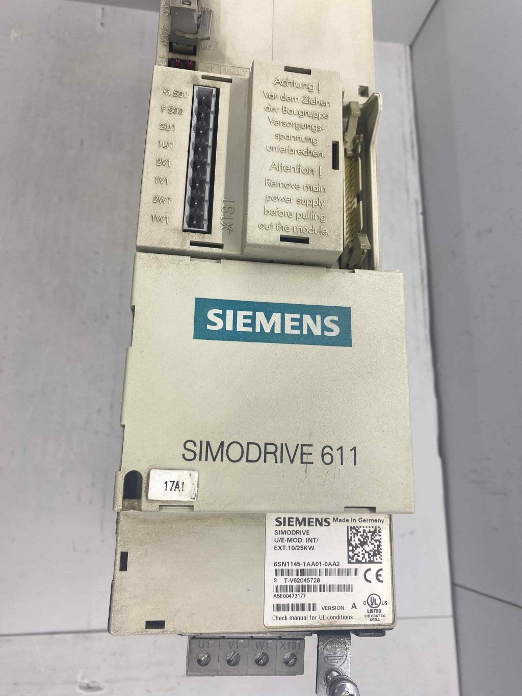 SIEMENS 6SN1145-1AA01-0AA2 10/25KW SERVO SÜRÜCÜ