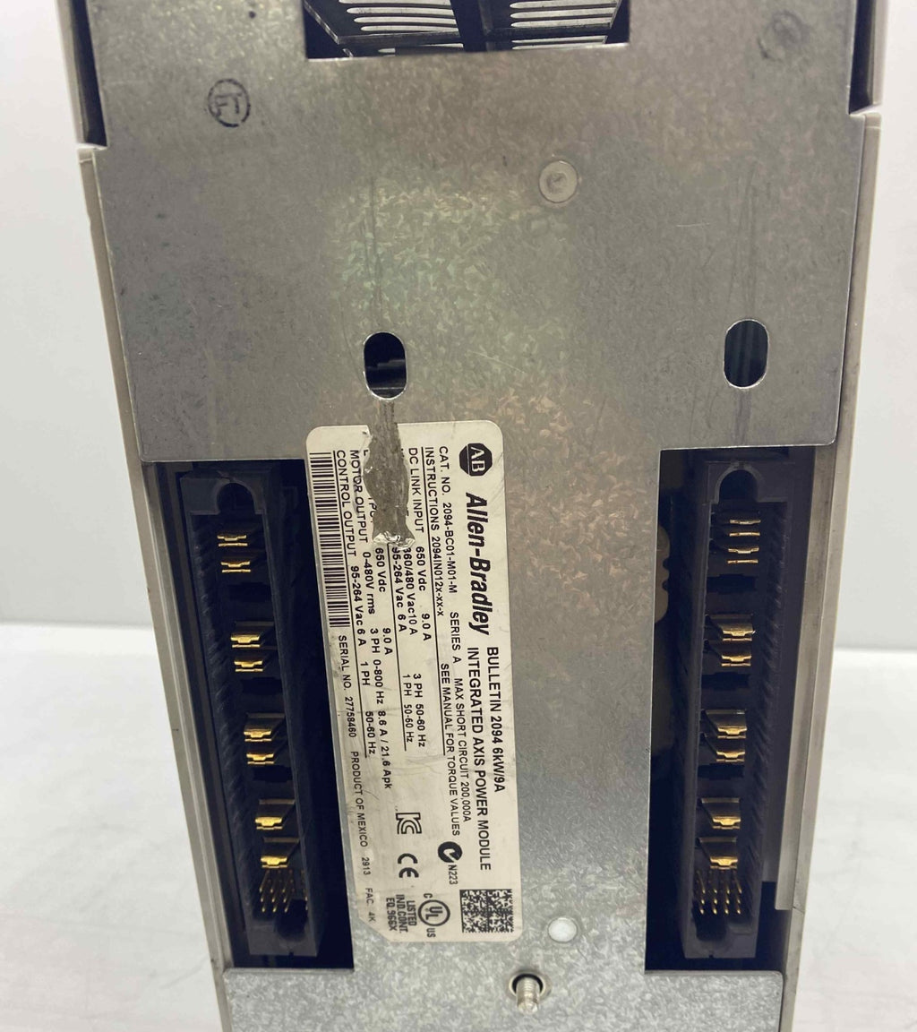 ALLEN BRADLEY 2094-BC01-M01-M 6KW 380V BULETIN 2094 6KW/9A SERVO SÜRÜCÜ