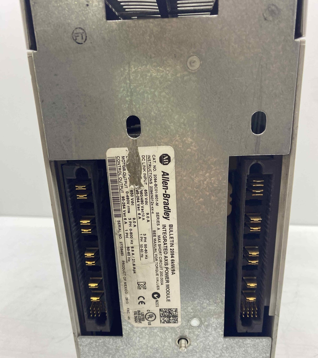 ALLEN BRADLEY 2094-BC01-M01-M 6KW 380V BULETIN 2094 6KW/9A SERVO SÜRÜCÜ