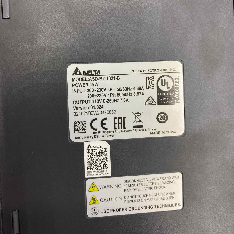 DELTA ASD-B2-1021-B 1KW 220V SERVO SÜRÜCÜ
