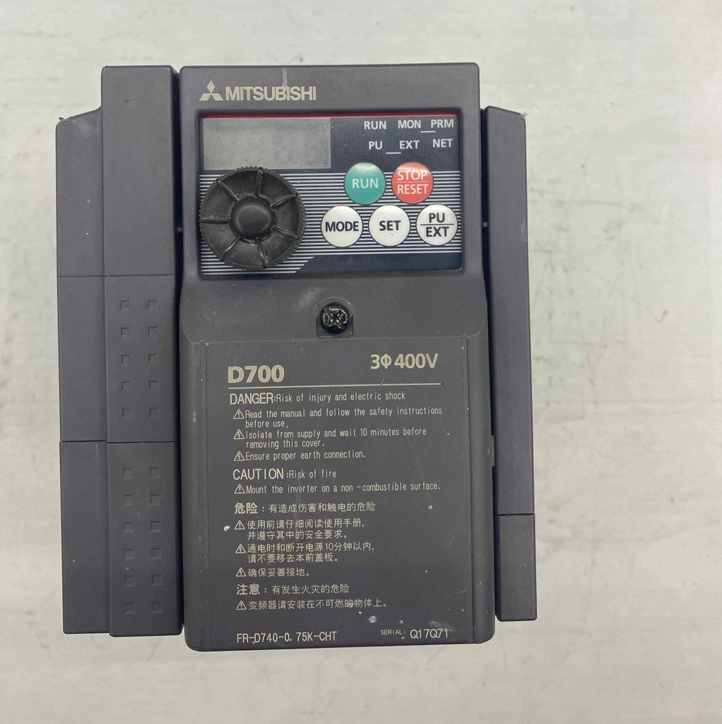 MITSUBISHI FR-D740-0.75K-CHT 0.75KW 380V SÜRÜCÜ
