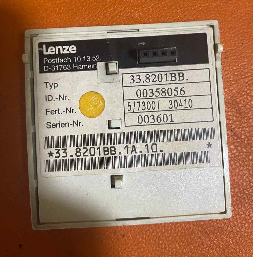 LENZE 33.8201BB KEYPAD