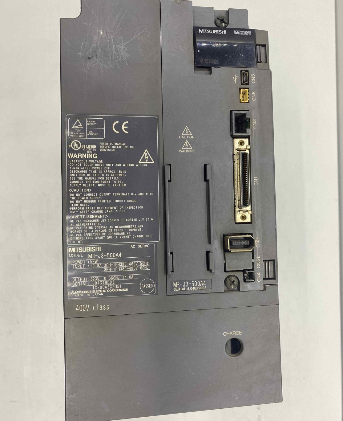 MITSUBISHI MR-J3-500A4 5KW 380V SERVO SÜRÜCÜ