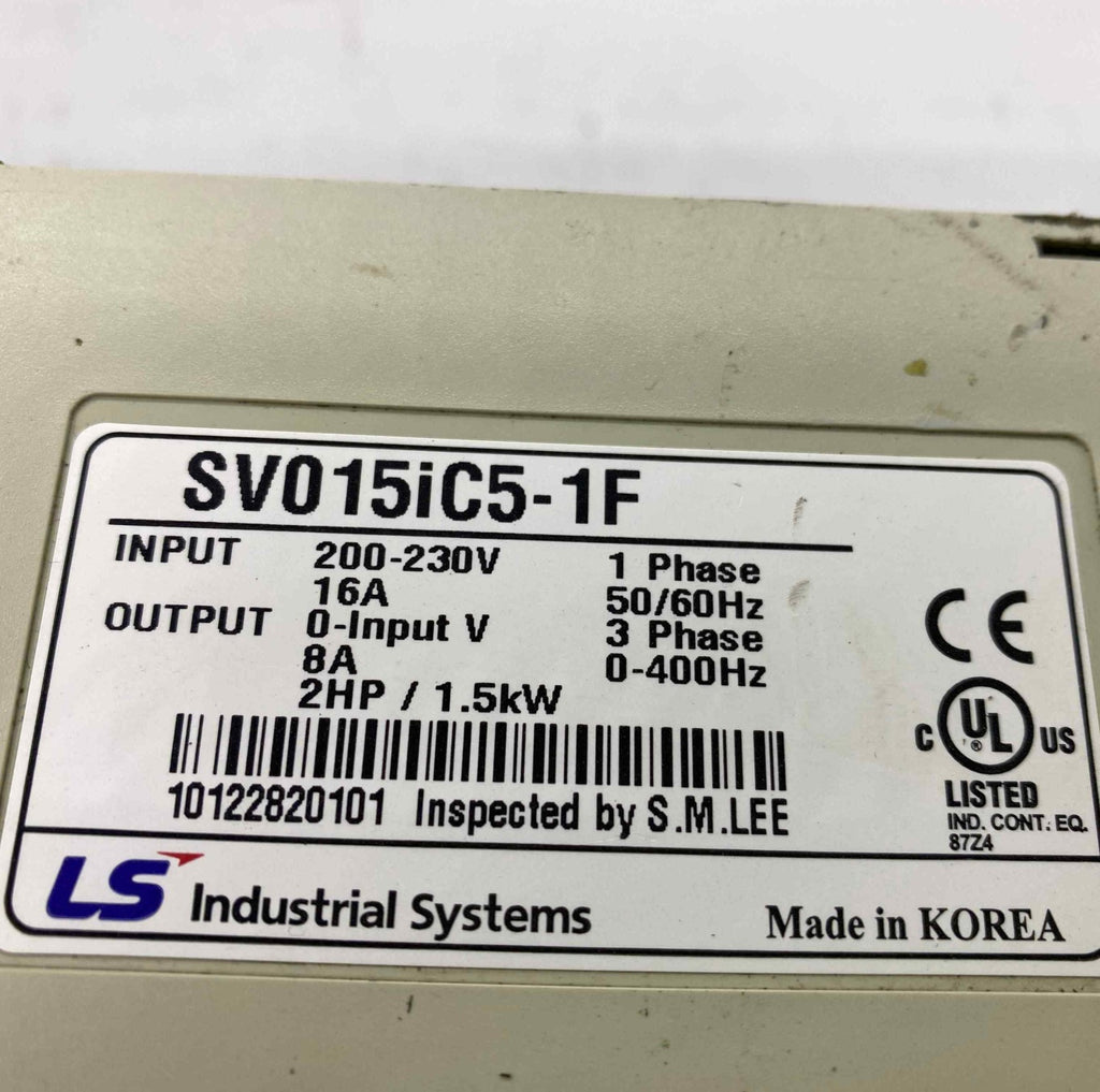 LS SV015İC5-1F 1.5KW 220V FİLTRELİ SÜRÜCÜ