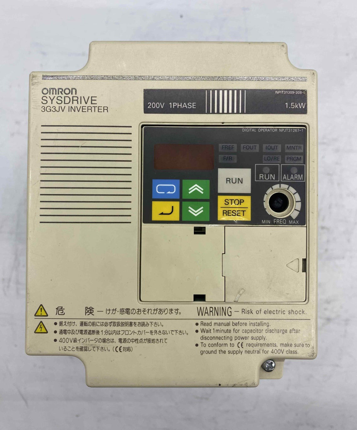 OMRON 3G3JV-AB015  1.5KW 220V  SÜRÜCÜ