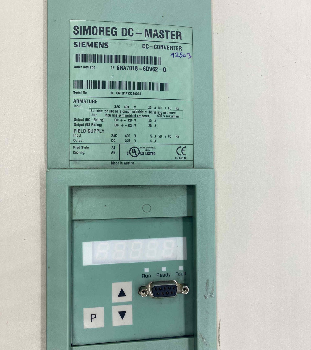 SIEMENS 6RA7018-6DV62-0  DC SÜRÜCÜ