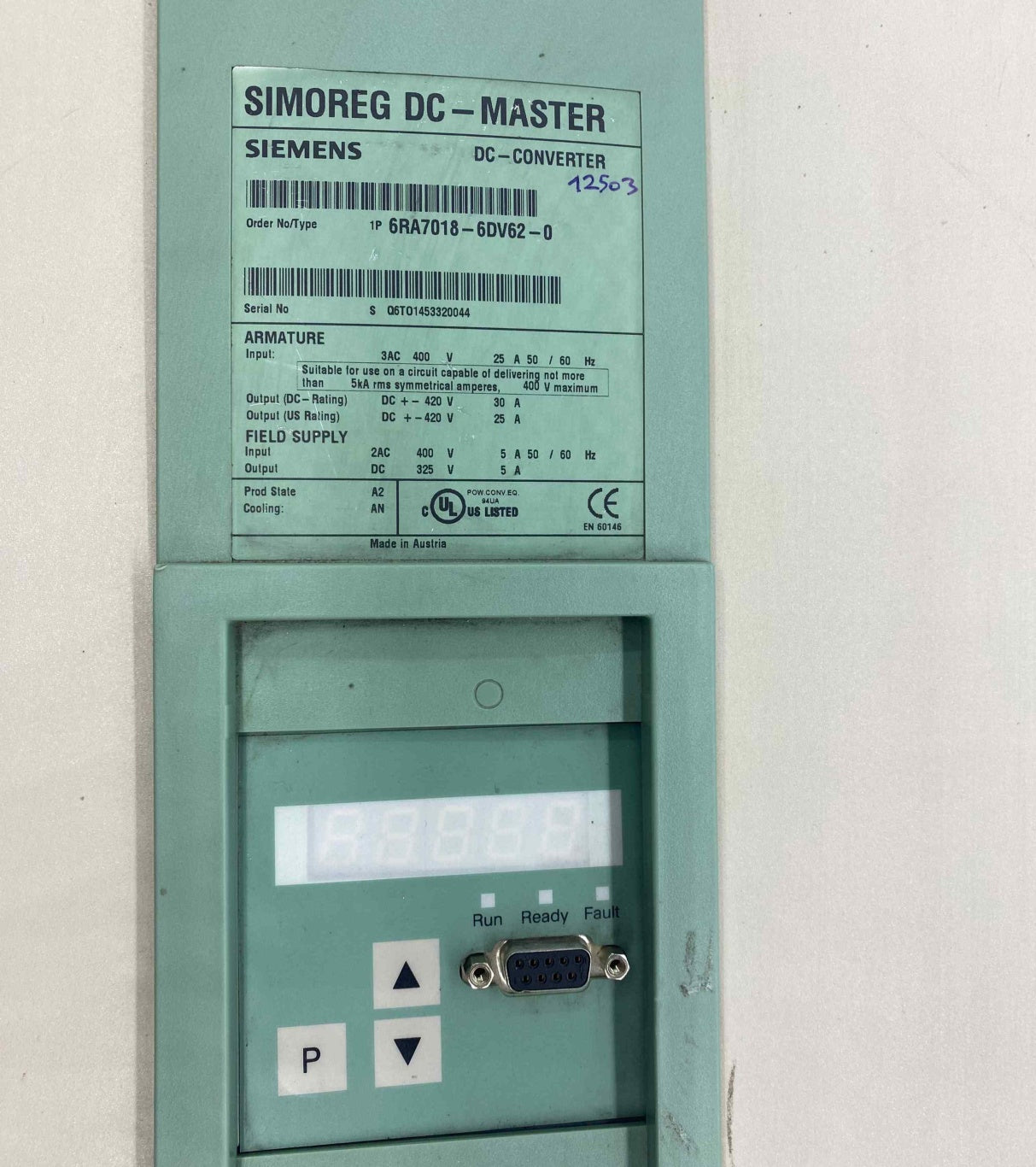 SIEMENS 6RA7018-6DV62-0  DC SÜRÜCÜ