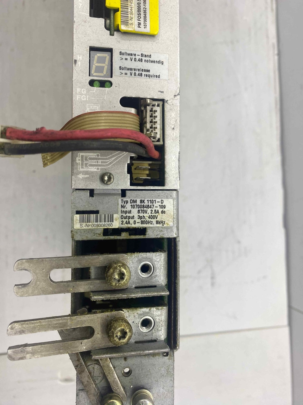 BOSCH  DM 8K 1101-D SERVO SÜRÜCÜ 2.4A 380V SERVO SÜRÜCÜ