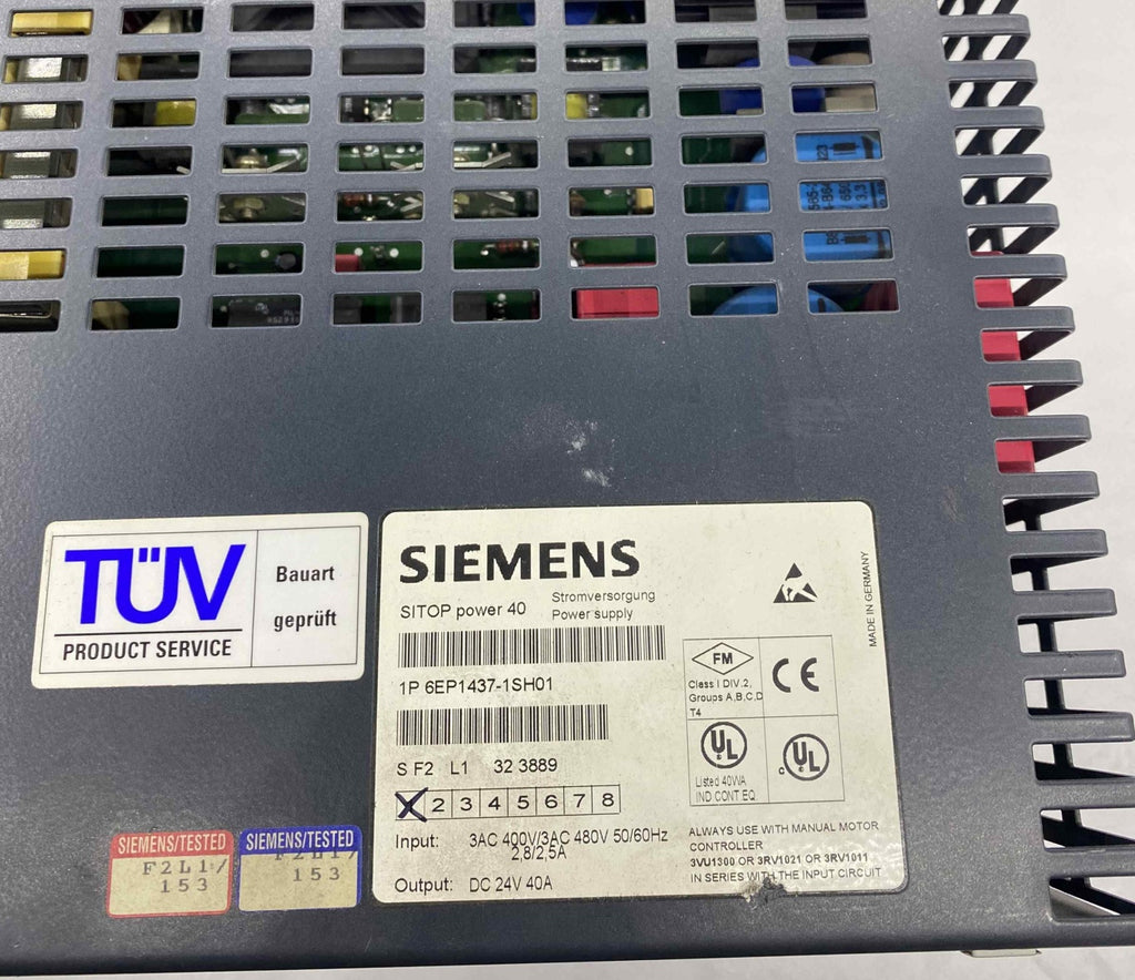SIEMENS 6EP1 437-1SH01 6EP1437-1SH01 550V40A GÜÇ KAYNAĞI