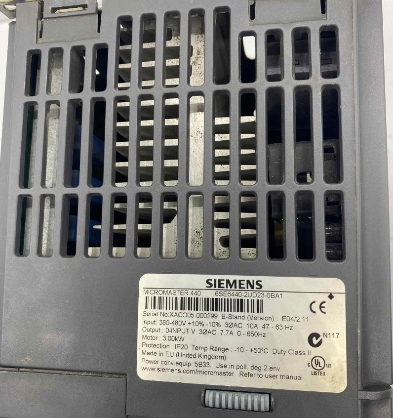 SIEMENS 6SE6440-2UD23-0BA1 3KW 380V SÜRÜCÜ