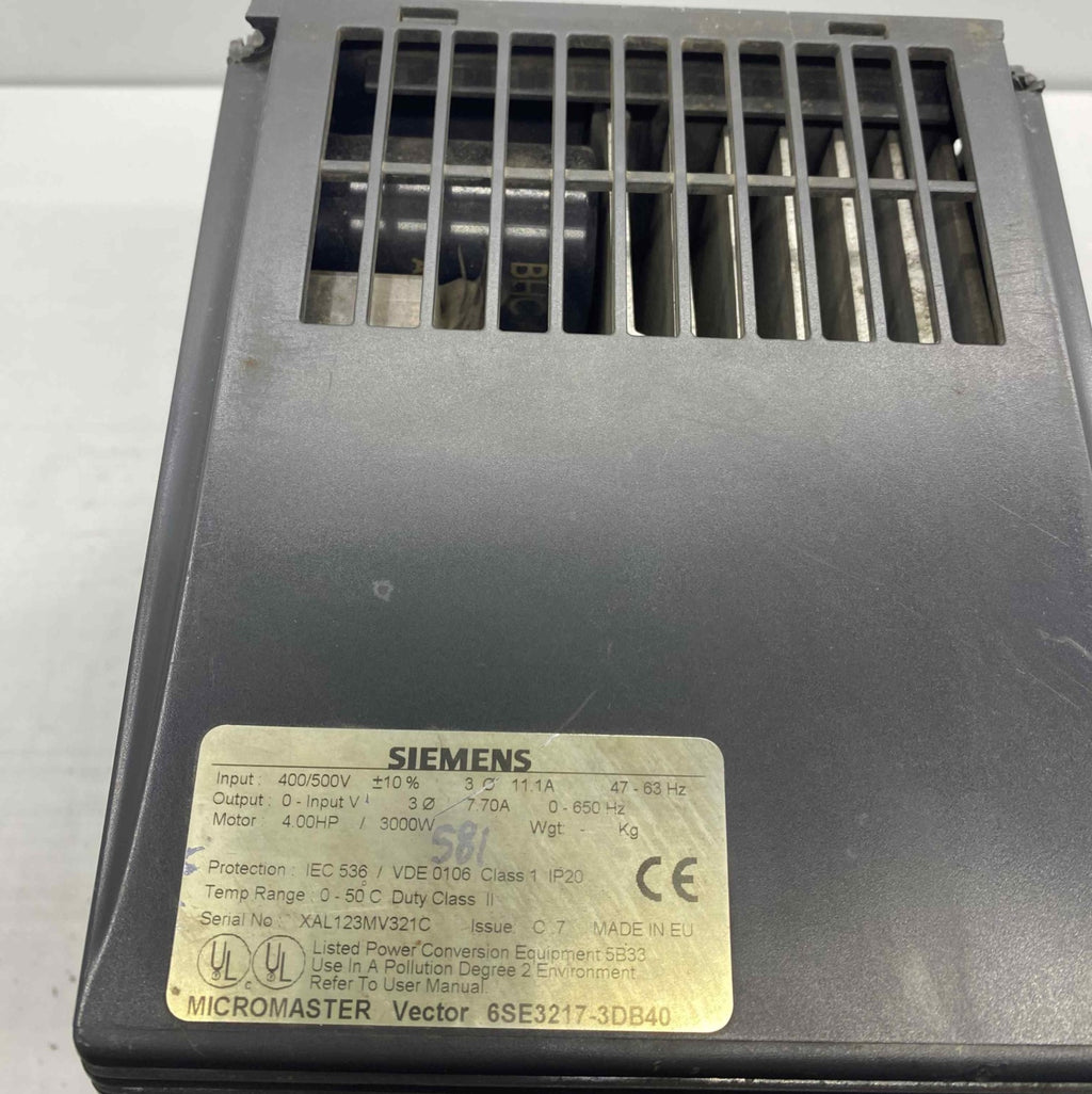 SIEMENS 6SE3217-3DB40 3KW 380V SÜRÜCÜ