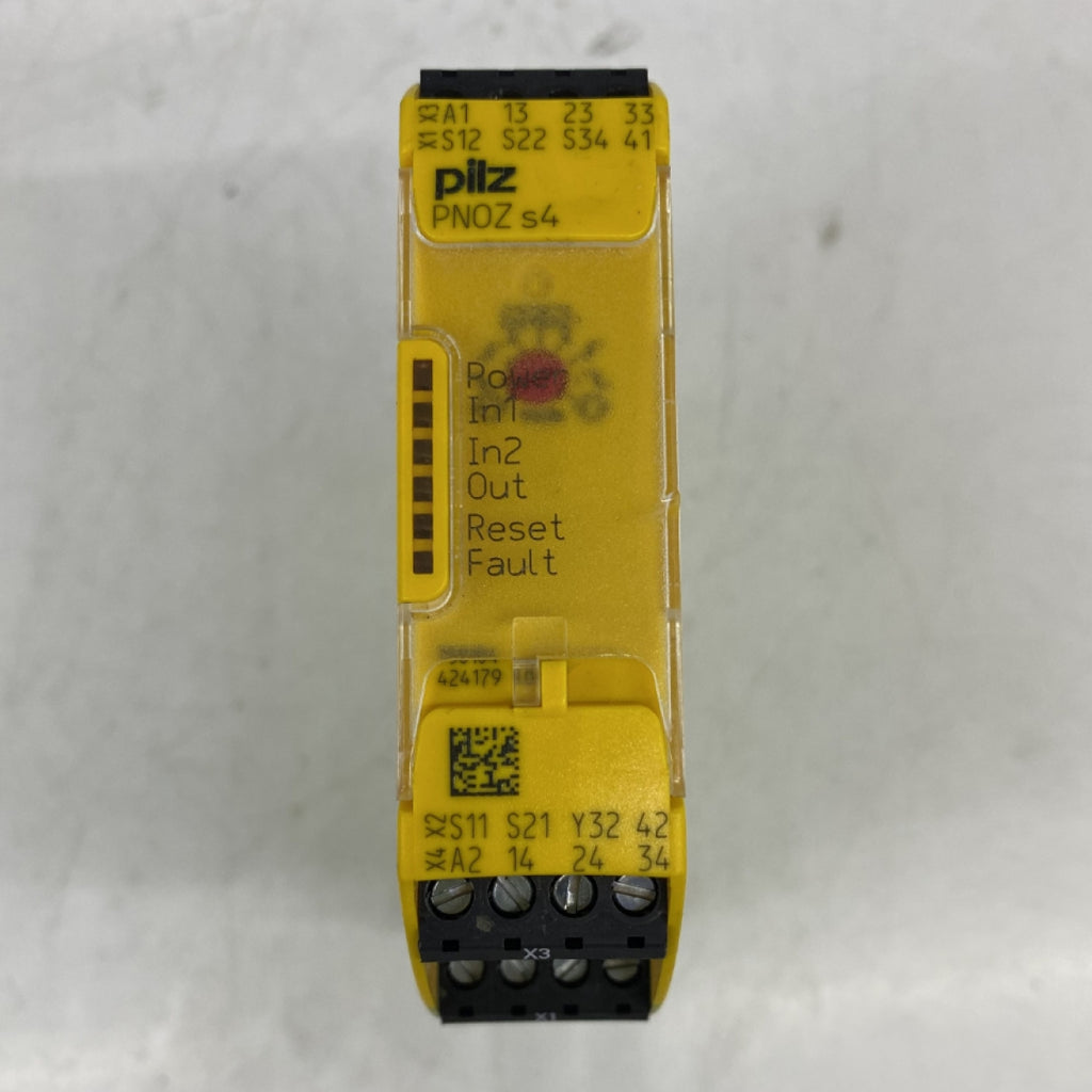 PILZ PNOZ S4 24VDC 3N/0 1N/C  EMNİYET RÖLESİ