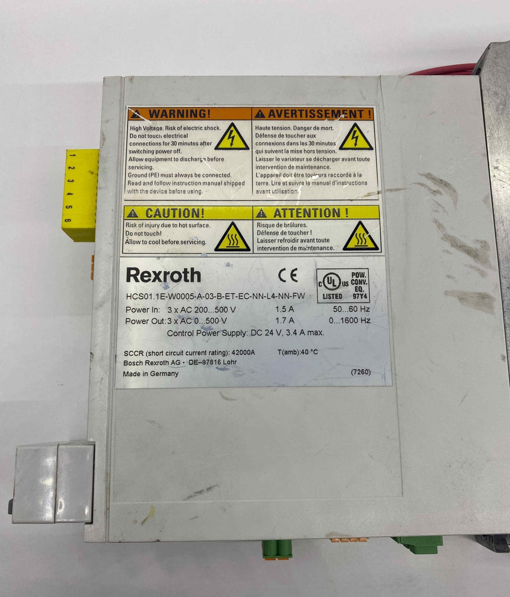 INDRAMAT HCS01.1E-W0005-A-03-B-ET-EC-NN  SERVO SÜRÜCÜ