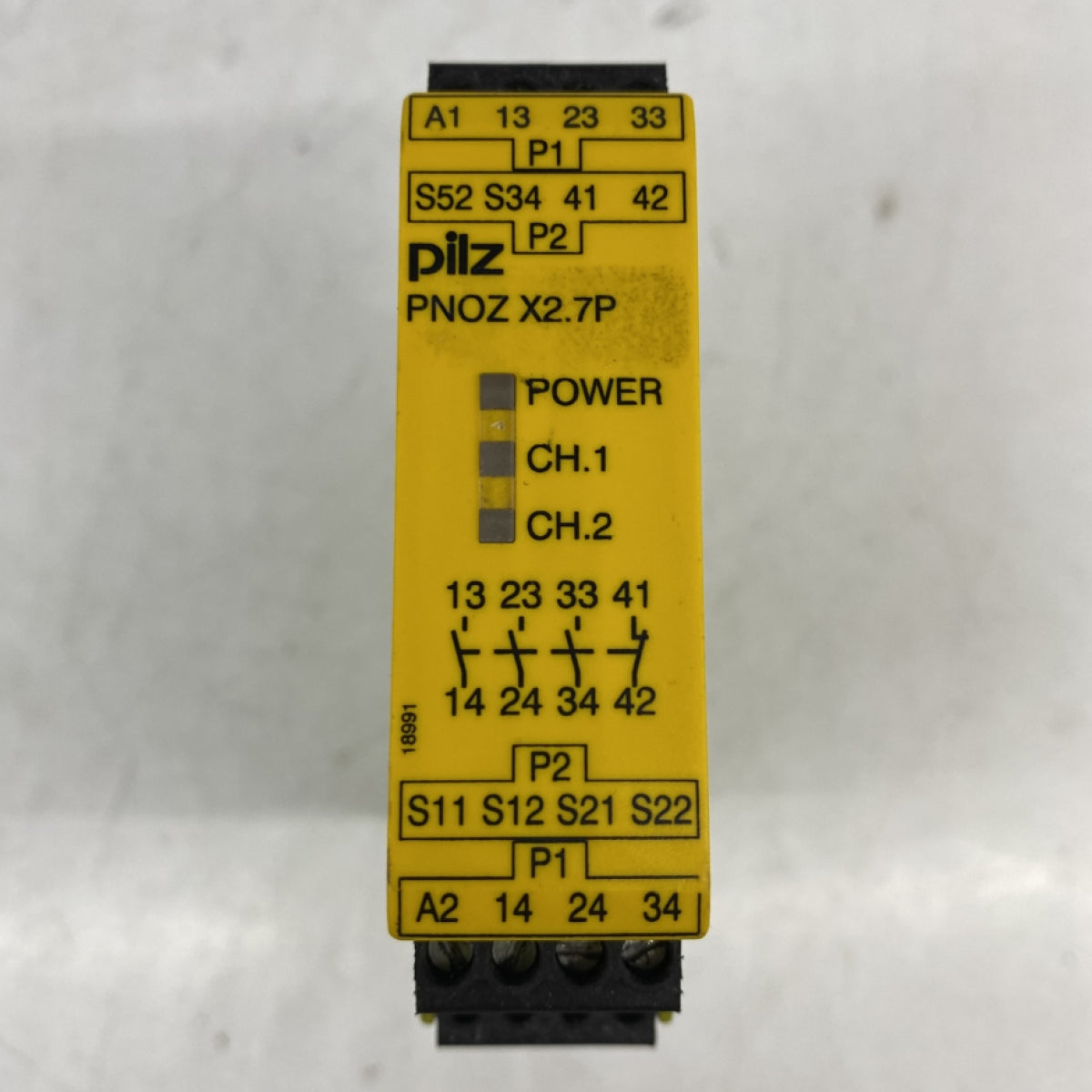 PILZ PNOZ X2.7P 24-240VAC/DC 3N/0 1N  EMNİYET RÖLESİ