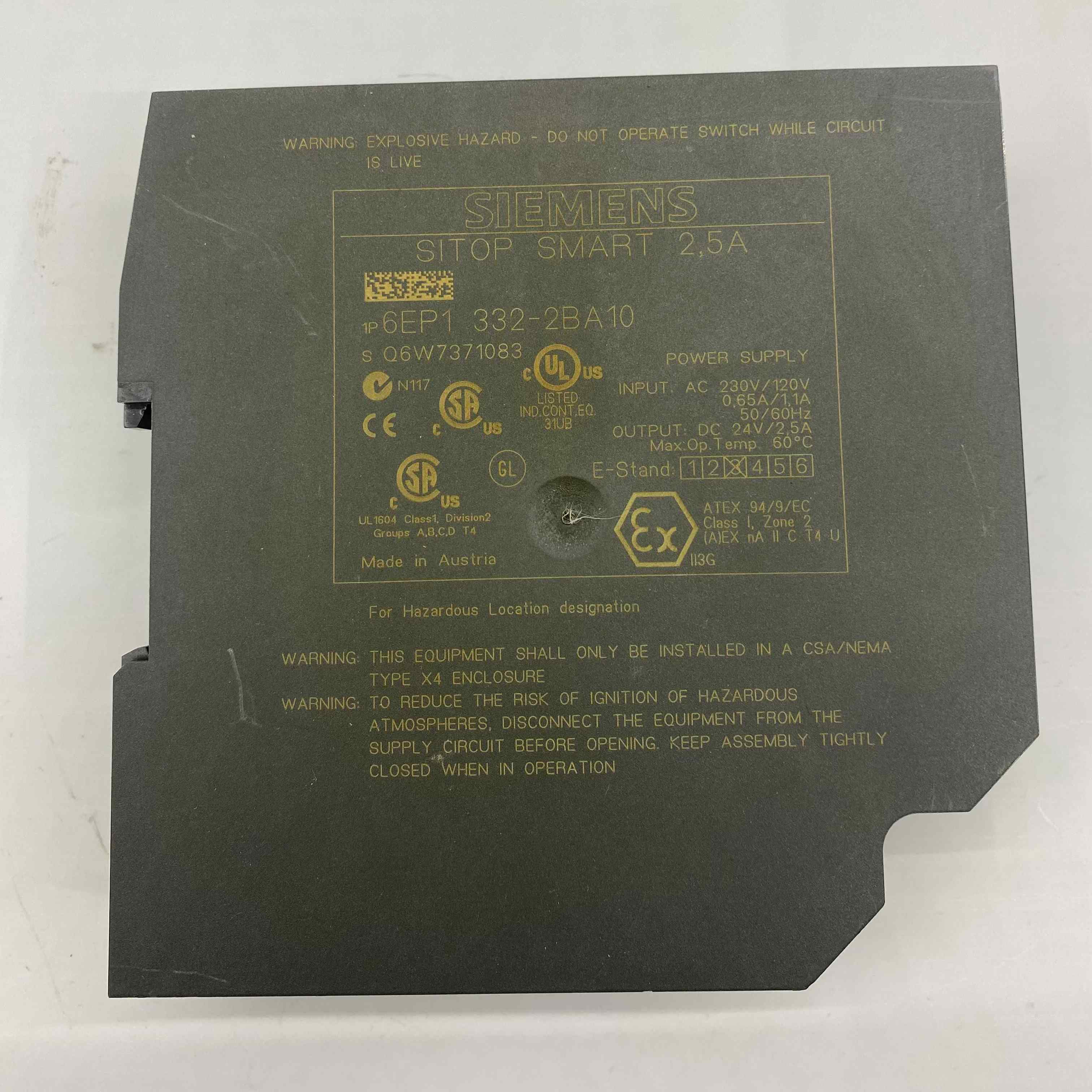 SIEMENS 6EP1 332-2BA10 6EP1332-2BA10  GÜÇ KAYNAĞI