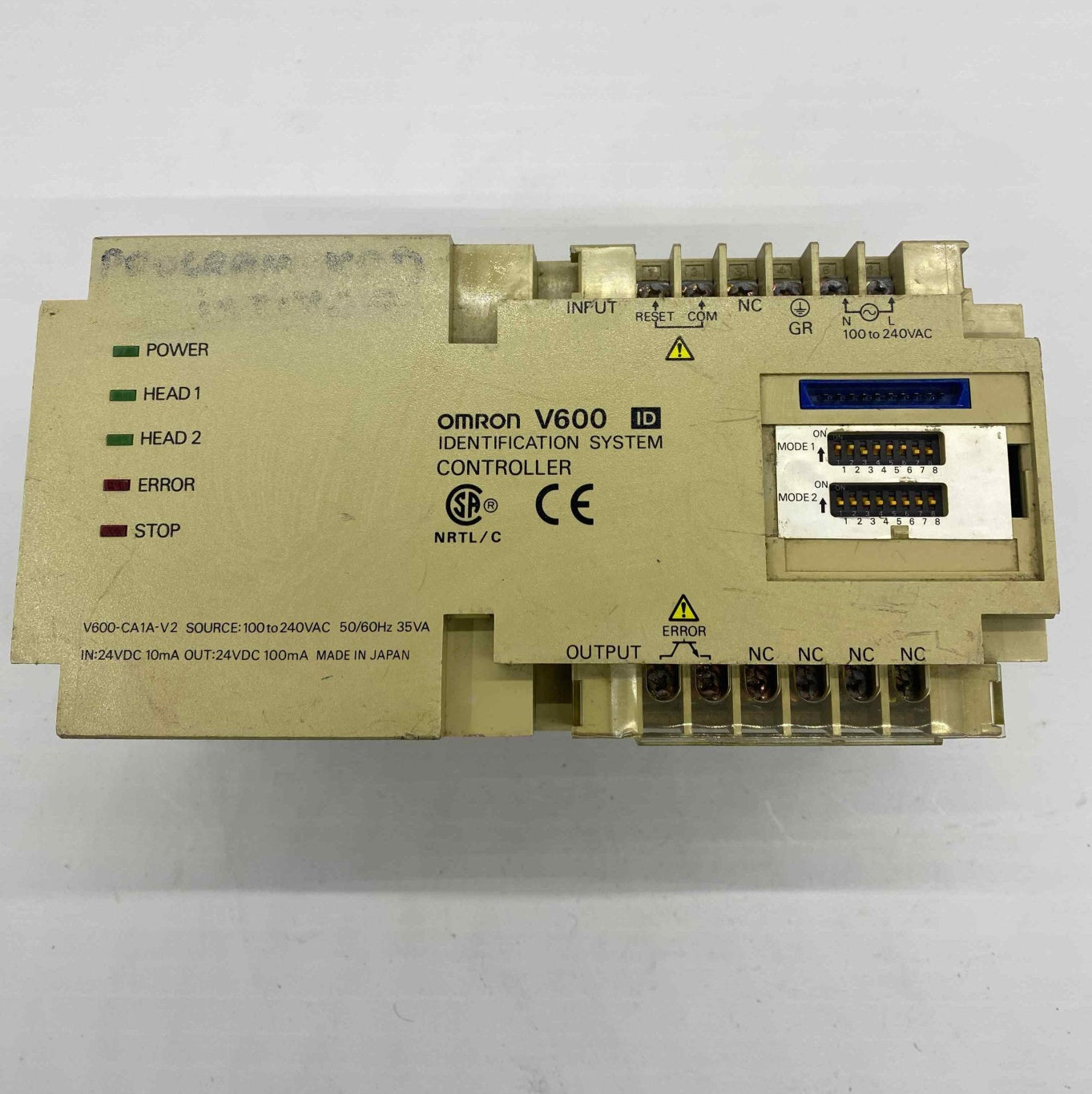 OMRON V600-CA1A-V2  IDENTI. SYS. CONT. PLC MODUL