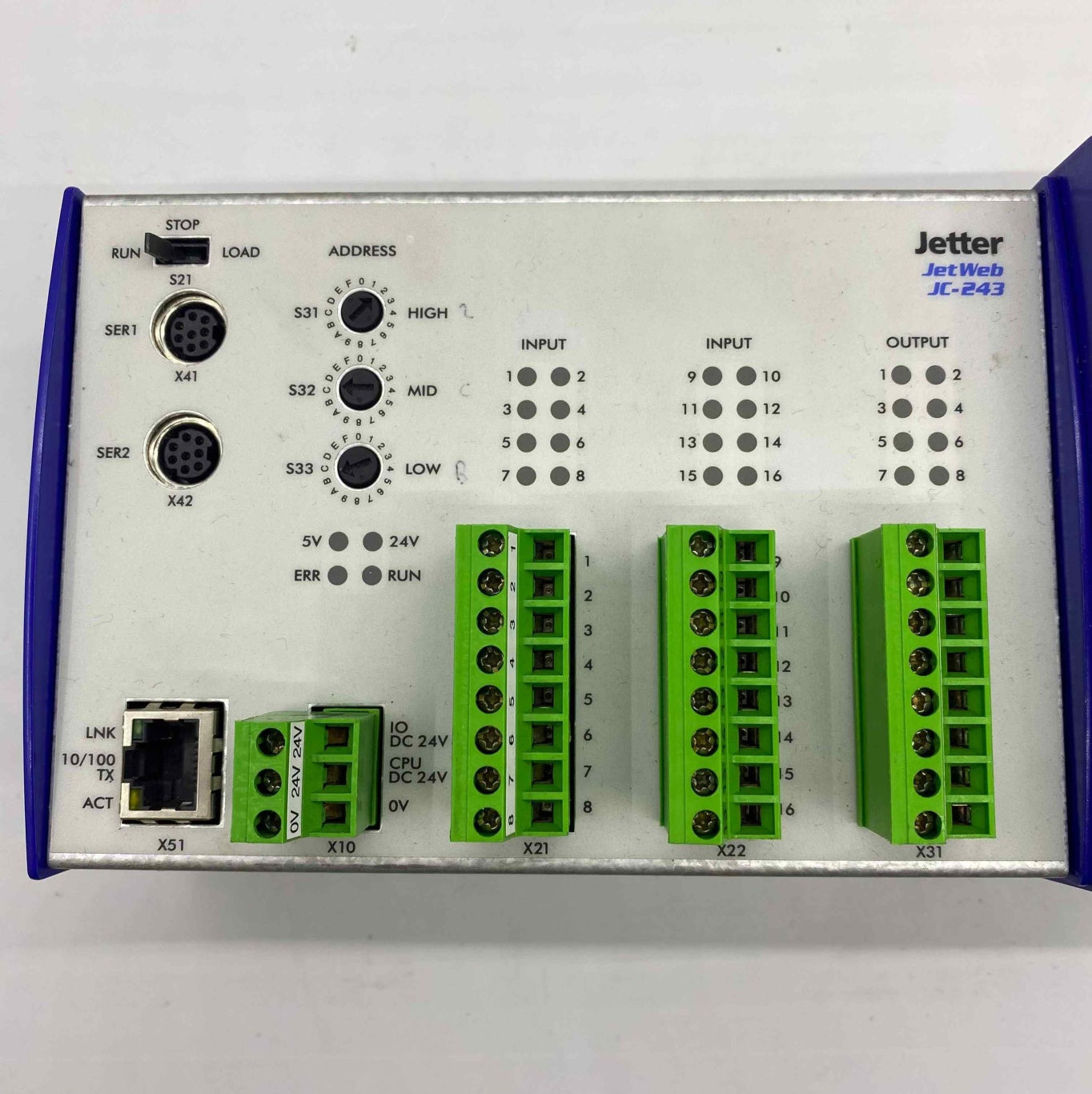 JETTER - JC-243  PLC